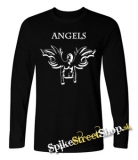 ROBBIE WILLIAMS - Angel - čierne pánske tričko s dlhými rukávmi