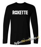 ROXETTE - Logo - čierne pánske tričko s dlhými rukávmi