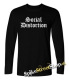 SOCIAL DISTORTION - Logo - čierne pánske tričko s dlhými rukávmi