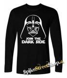 STAR WARS - Join The Dark Side - čierne pánske tričko s dlhými rukávmi