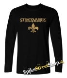 STRATOVARIUS - Gold Logo - čierne pánske tričko s dlhými rukávmi