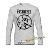 PESTILENCE - Crest - šedé pánske tričko s dlhými rukávmi