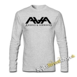 ANGELS AND AIRWAVES - Logo - šedé pánske tričko s dlhými rukávmi