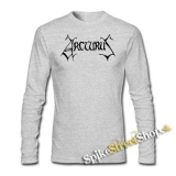 ARCTURUS - Logo - šedé pánske tričko s dlhými rukávmi
