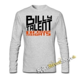 BILLY TALENT - Afraid Of Heights - šedé pánske tričko s dlhými rukávmi
