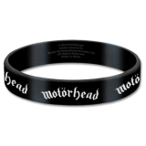 MOTORHEAD - Logo - čierny gumený náramok