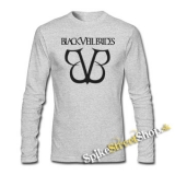 BLACK VEIL BRIDES - Logo - šedé pánske tričko s dlhými rukávmi