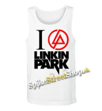 I LOVE LINKIN PARK - Crest Motive - Mens Vest Tank Top - biele