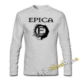 EPICA - Crest - šedé pánske tričko s dlhými rukávmi