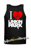 I LOVE LINKIN PARK - Mens Vest Tank Top - čierne