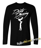 DIRTY DANCING - čierne pánske tričko s dlhými rukávmi