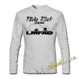 LMFAO - Party Rock - šedé pánske tričko s dlhými rukávmi