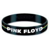 PINK FLOYD - Logo & Pulse - čierny gumený náramok
