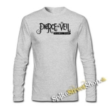PIERCE THE VEIL - Logo - šedé pánske tričko s dlhými rukávmi