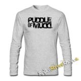 PUDDLE OF MUDD - Logo - šedé pánske tričko s dlhými rukávmi