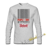SLIPKNOT - People Shit - Red - šedé pánske tričko s dlhými rukávmi
