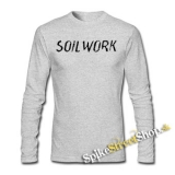 SOILWORK - Logo - šedé pánske tričko s dlhými rukávmi