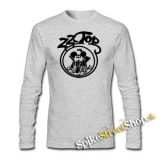 ZZTOP - Black Man - šedé pánske tričko s dlhými rukávmi