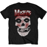 MISFITS - Blood Drip Skull - čierne pánske tričko
