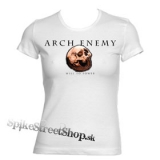 ARCH ENEMY - Will To Power Skull - biele dámske tričko