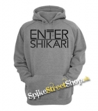 ENTER SHIKARI - Logo - šedá pánska mikina