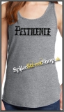 PESTILENCE - Logo - Ladies Vest Top - šedé