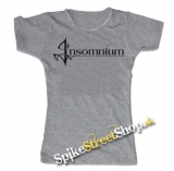 INSOMNIUM - Logo - šedé dámske tričko