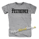 PESTILENCE - Logo - sivé pánske tričko