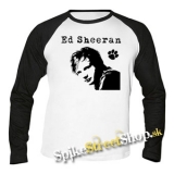 ED SHEERAN - Portrait - pánske tričko s dlhými rukávmi