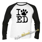 I LOVE ED SHEERAN - pánske tričko s dlhými rukávmi