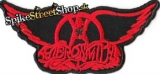 AEROSMITH - Red & Black Logo - nažehlovacia nášivka
