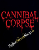 CANNIBAL CORPSE - Red Logo - chrbtová nášivka