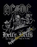 AC/DC - Hells Bells B&W - chrbtová nášivka