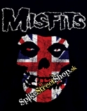 MISFITS - UK Skull - chrbtová nášivka