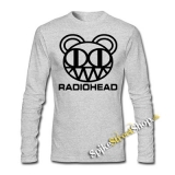 RADIOHEAD - Logo - šedé pánske tričko s dlhými rukávmi