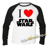 I LOVE STAR WARS - pánske tričko s dlhými rukávmi