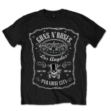 GUNS N ROSES -  Paradise City Label - čierne pánske tričko