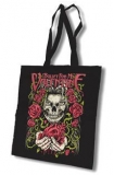 BULLET FOR MY VALENTINE - Skull Heart Rose Tote bag - taška cez plece