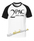 2 PAC - 1971-1996 - dvojfarebné pánske tričko