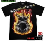 FANTASY MOTIVES - Rock Never Dies - čierne pánske 3D tričko