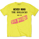 SEX PISTOLS - NMTB Original Album - žlté pánske tričko