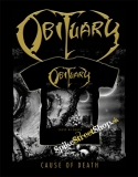 OBITUARY - Cause Of Death Gold Edition - čierne pánske tričko