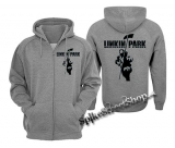 LINKIN PARK - Hybrid Theory Icon - šedá pánska mikina na zips