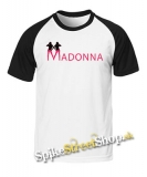 MADONNA - Pink Logo - dvojfarebné pánske tričko