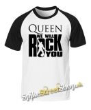 QUEEN - We Will Rock You - dvojfarebné pánske tričko