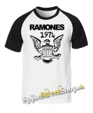 RAMONES - 1974 - dvojfarebné pánske tričko