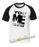 YOU ME AT SIX - Logo 2 - dvojfarebné pánske tričko
