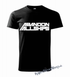 ABANDON ALL SHIPS - čierne detské tričko