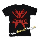ACCEPT - Red Sign - čierne detské tričko