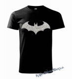 BATMAN - Silver Modern Logo - čierne detské tričko